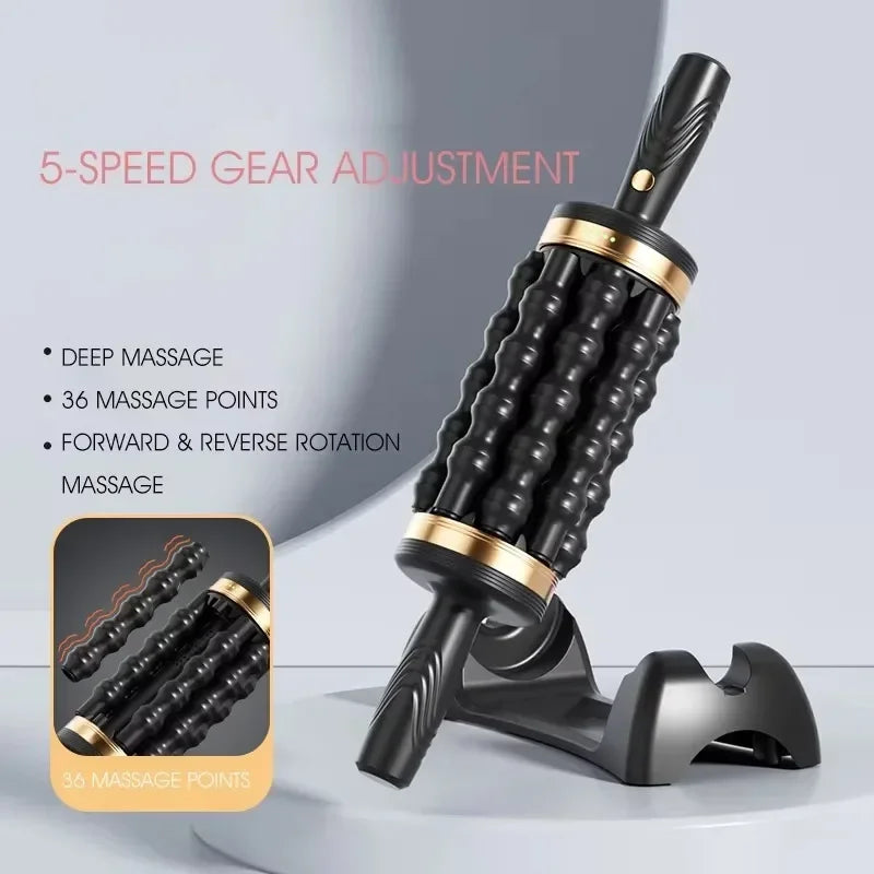 2026 New Arrival Hand Held Massager for Muscles Rolling Percussive Massager Powered Muscle Roller Massager Whole Body Relief