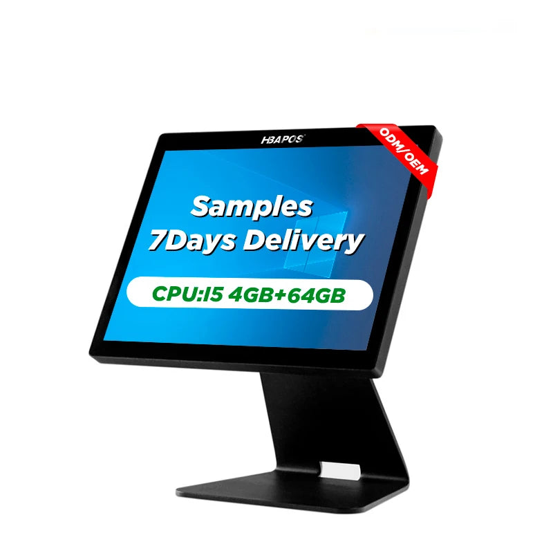 ATV&UTVHBAPOS Q2 Touch Screen Desktop POS Terminal All-in-One Cash Register for Grocery Store