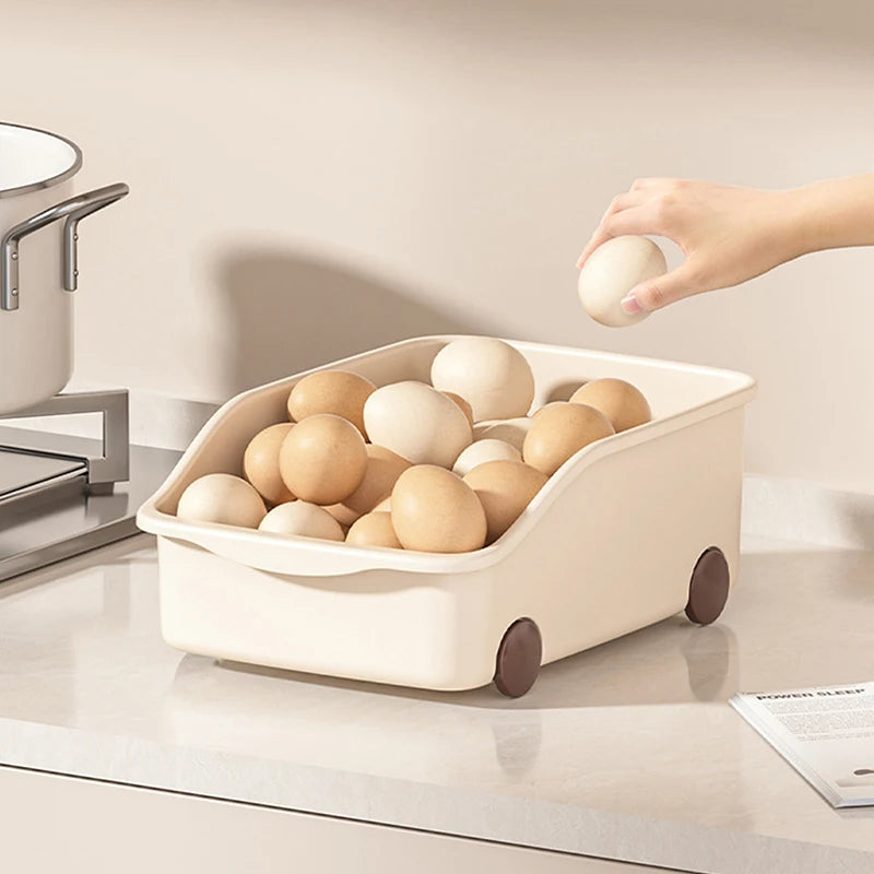 【N】Kitchen Sundries Storage Case With Wheels Seasoning Bottle Jar Storage Container Kitchen Closet Organizer