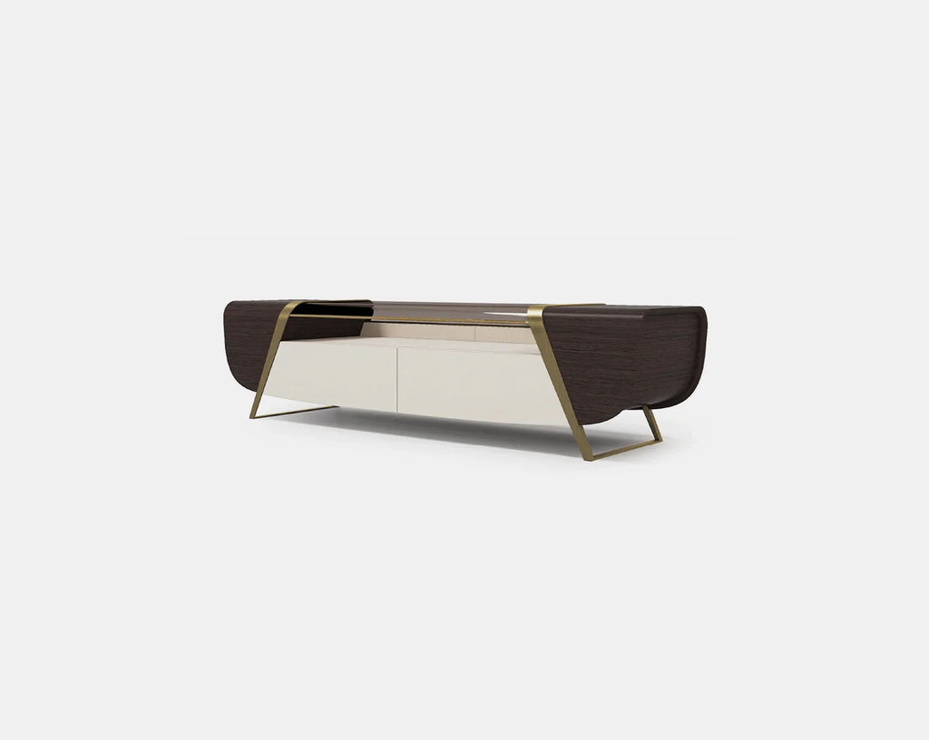 Stainless Steel Italian Merble TV Unit Living Room Furniture TV Stand Wooden Marble Table Modern TV Cabinet