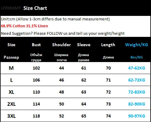 7369 Cotton Linen White Shirt for Men Good Quality Solid Color Simple Basic Long Sleeve Loose Casual Lapel Blouse Breathable Top