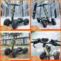2026 New Arrival All Terrain Electric Scooter for Hunting Cart 4WD 16KW 60V Personal Mobility Vehicle Off Road ATV UTV