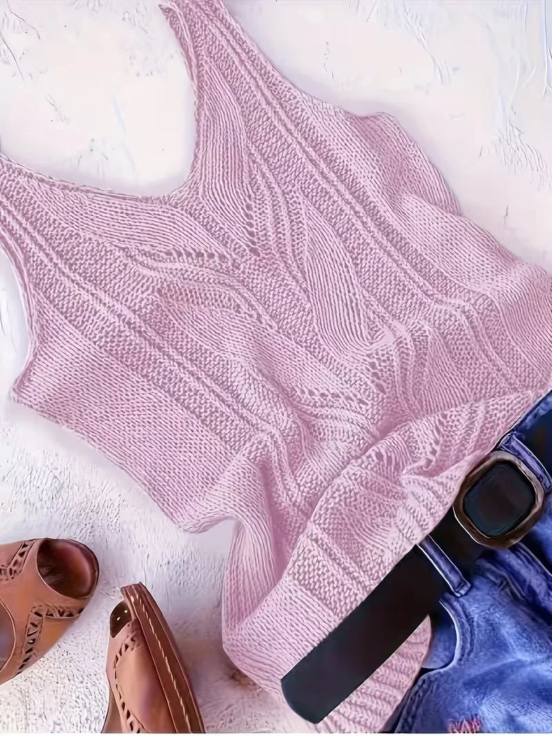 Summer Women's Knit Tank Top