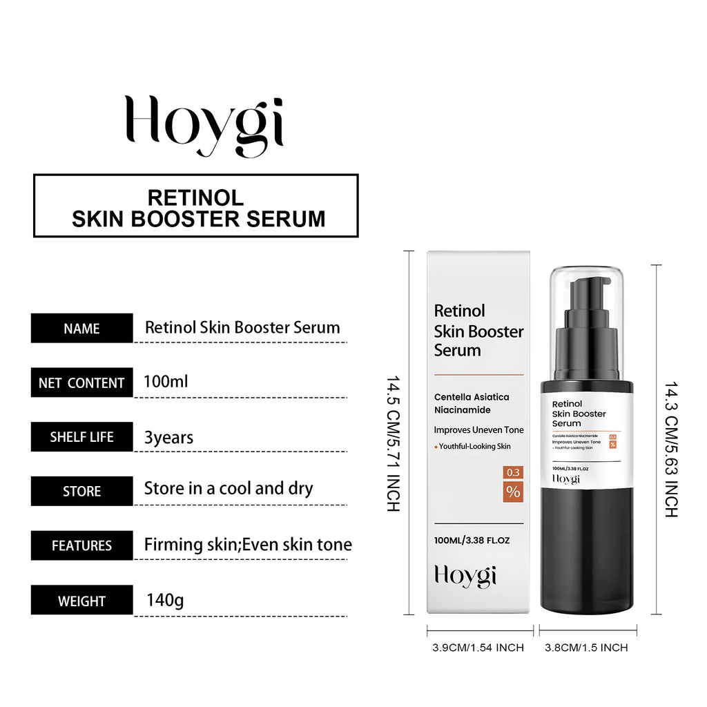 Retinol Renewal Serum Hydrating Moisturizing Gentle Smooth Anti Aging Brightening Face Nourishing Essence Daily All Skin Types