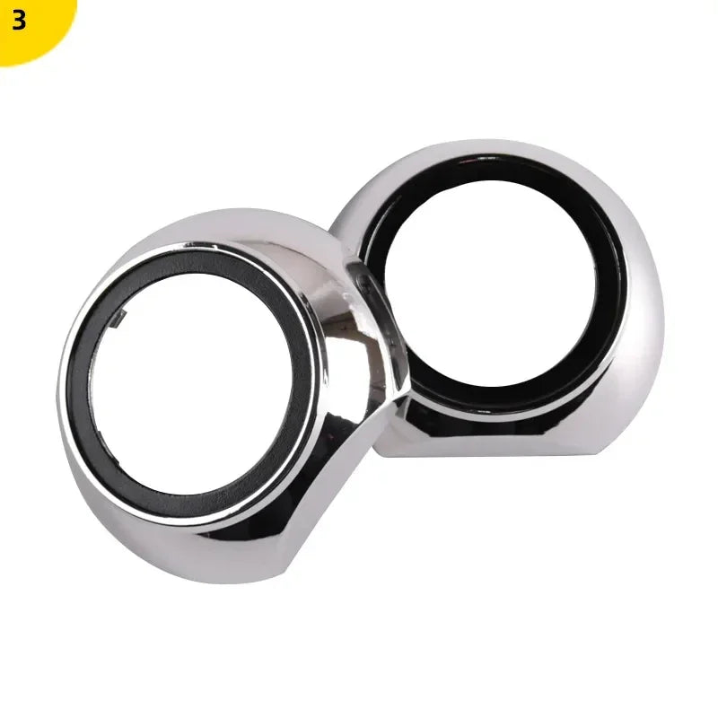 SANVI 110W F50 3.0 Bi LED Lenses with LED Angel Eyes Shrouds for Headlights Hella G5 3R Projector LHD RHD Car Light Retrofit
