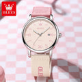 OLEVS 2997 Original Quartz Movement Student Fashion Watch Calendar Digital Dial Night Light Function 30m Waterproof Watch