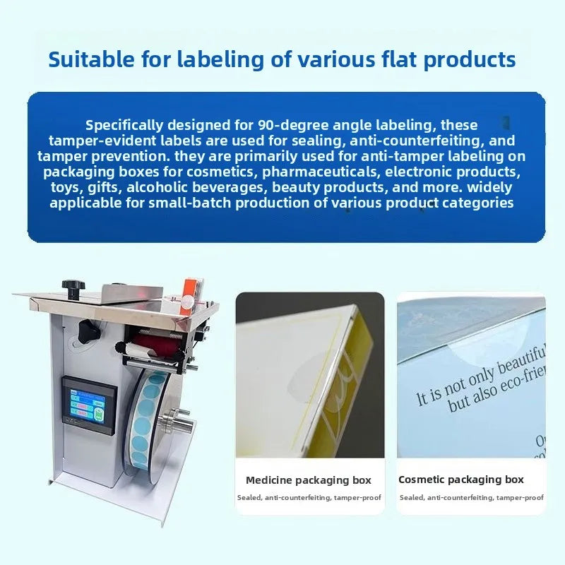 Corner labeling machine, automatic carton sealing labeling machine semi-automatic