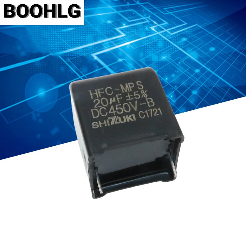 1PCS HFC-MPS 450V 20UF Inverter Air Conditioner 28mm Foot Distance Capacitance 20UF 450V