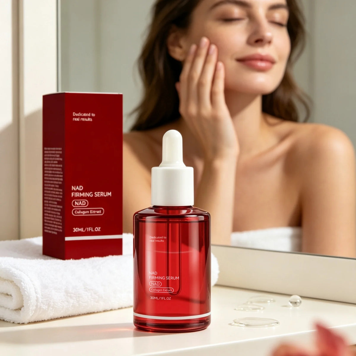 Moisturizing Firming Serum with Collagen Anti Fine Line Reduce Wrinkles Nourishing Skin Lightweight Boost Skin Elasticity Serum