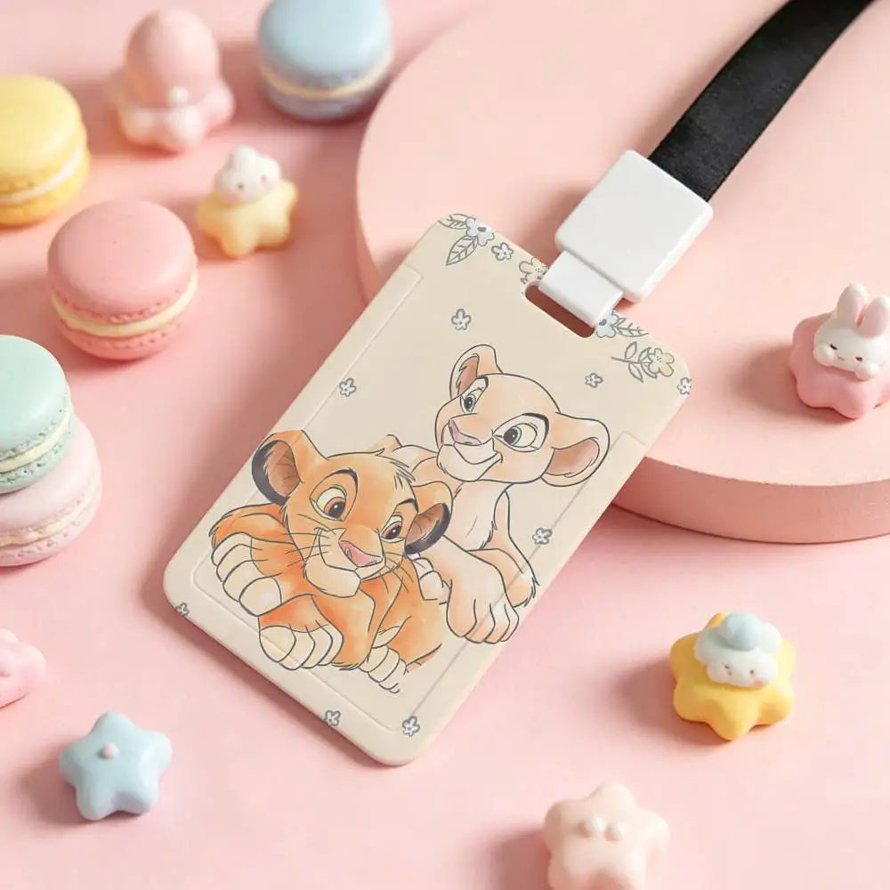 Cartoon T-The Lion King NFC Contactless Sliding Card Sleeve For Student Cards, Bus Cards, ID Cards, And Work Permits