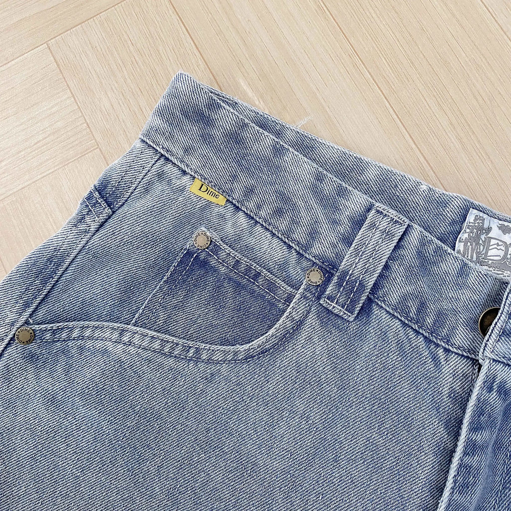 2025 Dime Jeans for Men Dime Skate Baggy Jeans Embroidery Denim Simple Dime Pants Women Jeans Mujer Hot Traf Men Jean