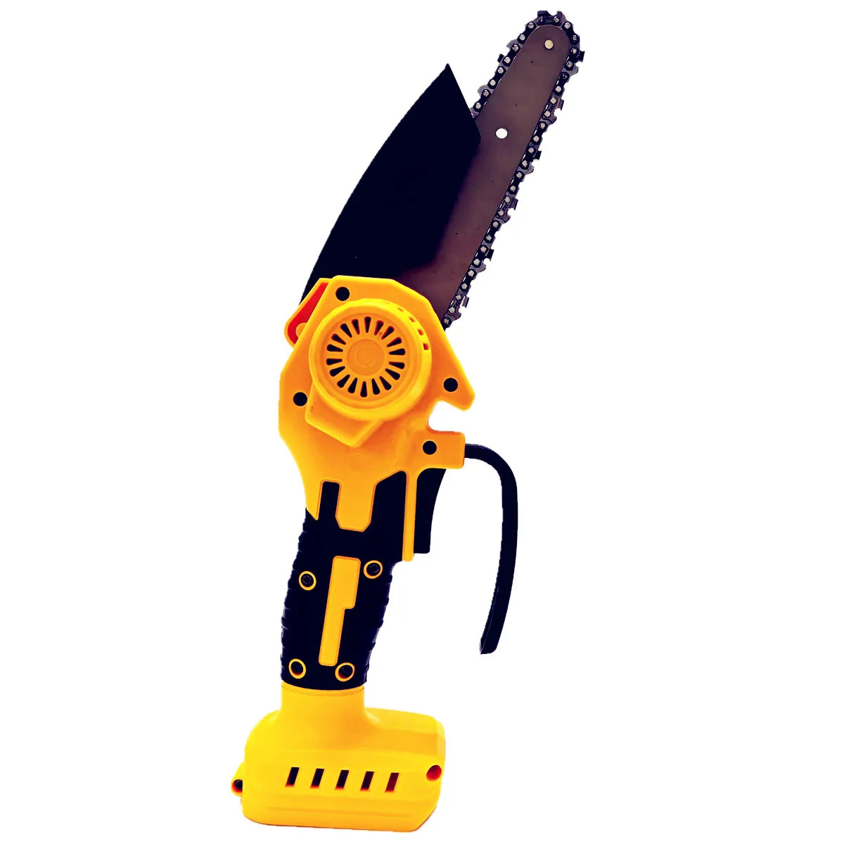 Fit For DeWALT 18V 20V Battery Cordless Chainsaw Mini Electric Chain Saw 6 Inch Woodworking Garden Logging Power Tools