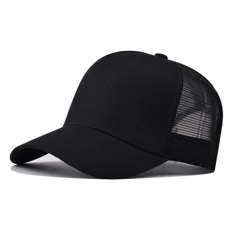 2024 Summer 14 Style Polyester Solid Casquette Baseball Cap Adjustable Outdoor Breathable Mesh Snapback Hats for Men and Women