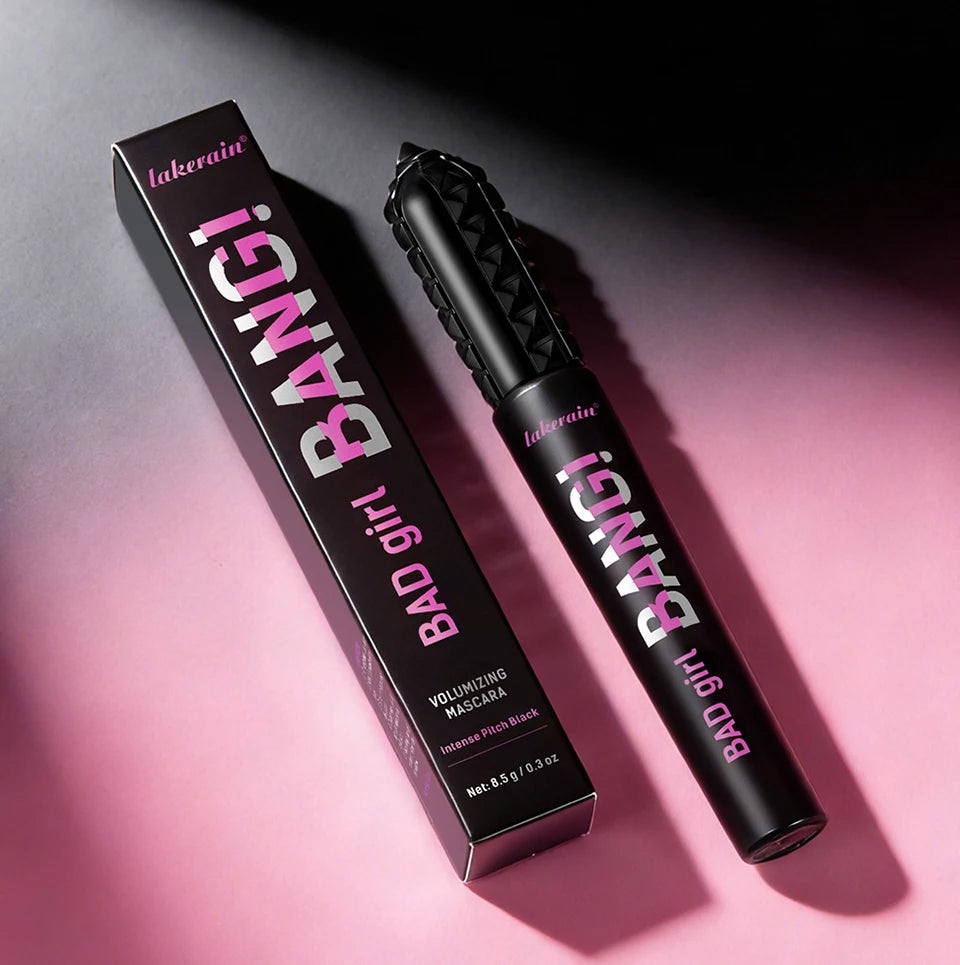 Black Waterproof Mascara 4D Lengthening Curling Volumizing Eyelash Extension Smudge Proof Long Lasting Korean Eye Makeup