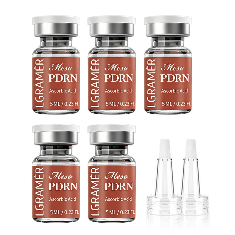 5ml  PDRN Serum, Lightweight Quick-Absorbing Facial Brightening & Anti-Aging Long Lasting Repair, Refreshing Daily Dull Skin