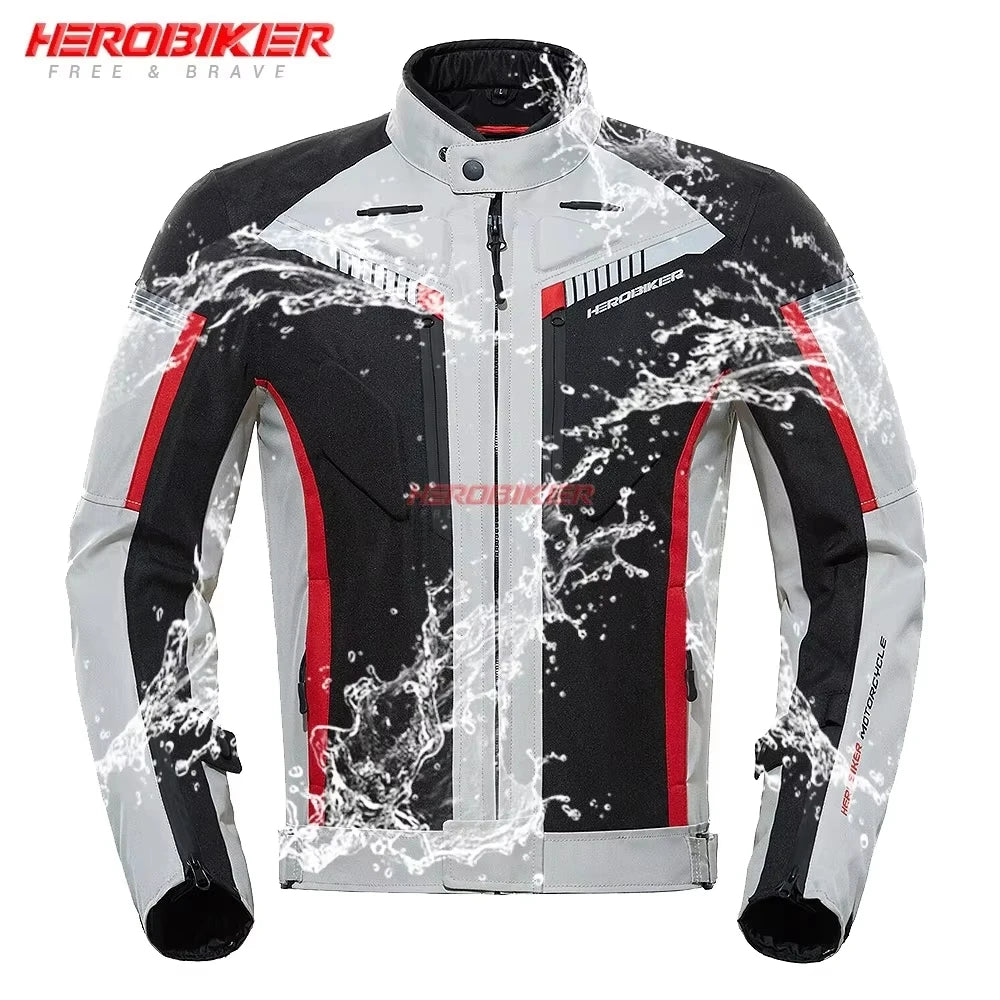 Motorcycle Jacket Waterproof Winter Warm Top
