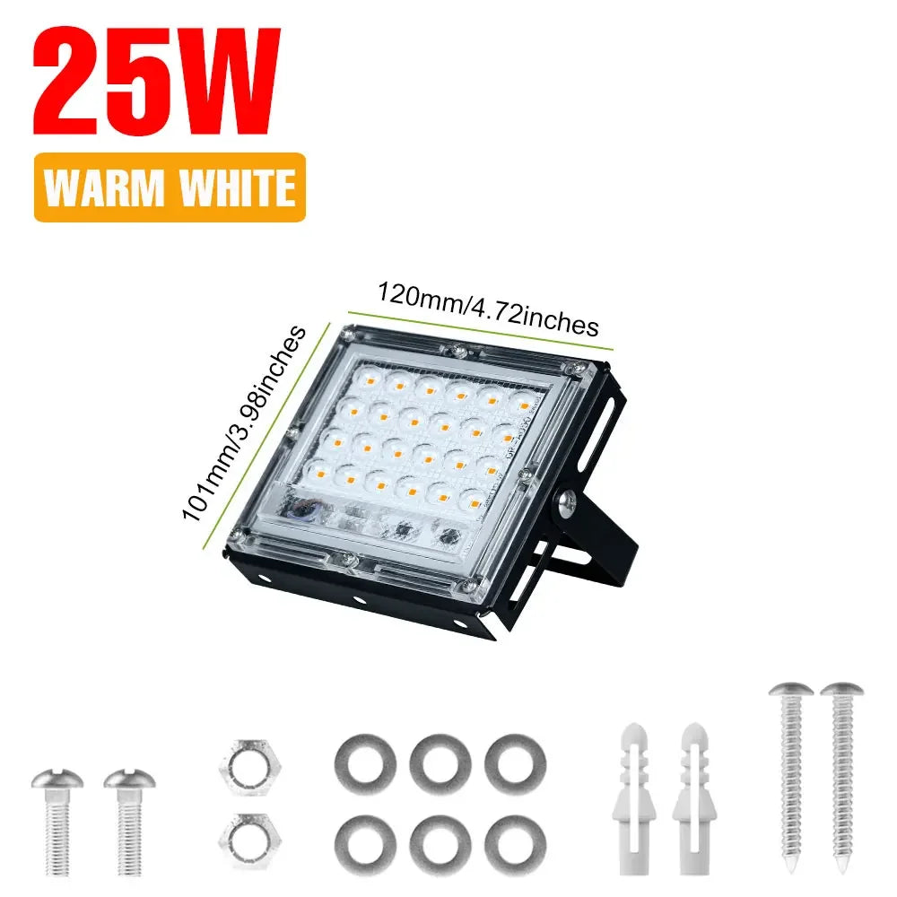 200W Outdoor LED Flood Light IP65 Waterproof Street Lamp 220V Spotlight Storage Room Corridor Gardn Lighting Cold/Warm White