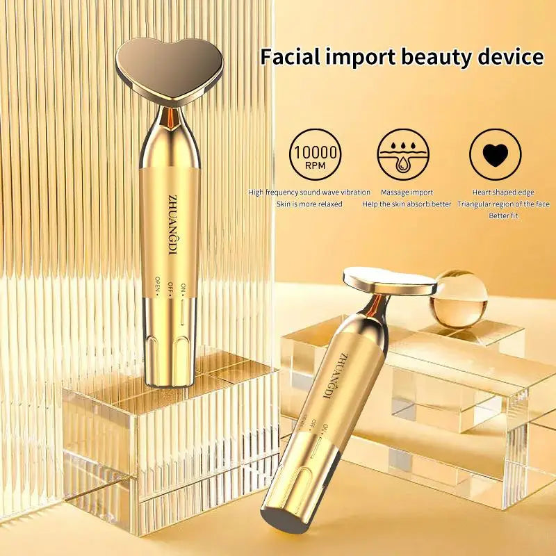 Facial Beauty Device Electric Face Lifting Anti Wrinkle Eye Massage Cream Introducer Skin Rejuvenation Anti Aging Skincare Tool