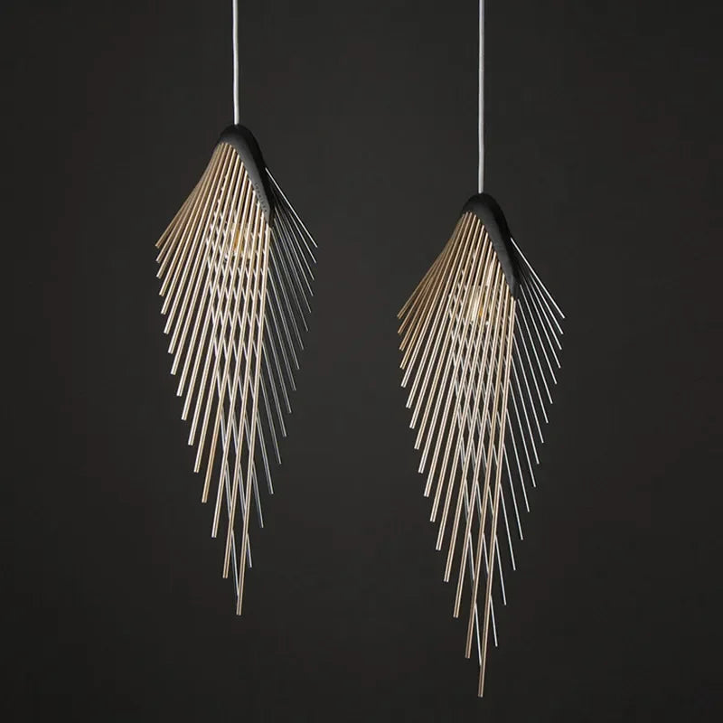 Modern Minimalist Pendant Light Personality Design Black Metal Lamp For Living Room Kitchen Island Restaurant Shop Decor Lamp