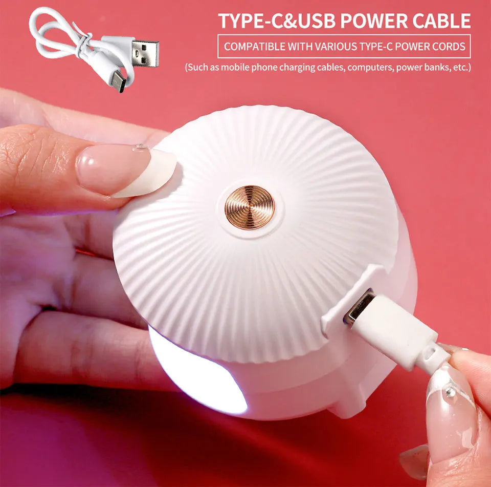 Mini Nail Dryer UV LED Lamp Machine Shell Single Finger Phototherapy Machine for Nails UV Gel Polish Quick Drying Manicure Tools