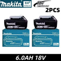 Original Makita 18V 6.0Ah Rechargeable Battery ,For Makita BL1830 BL1830B BL1840 Power Tools Battery+electric drill+charger