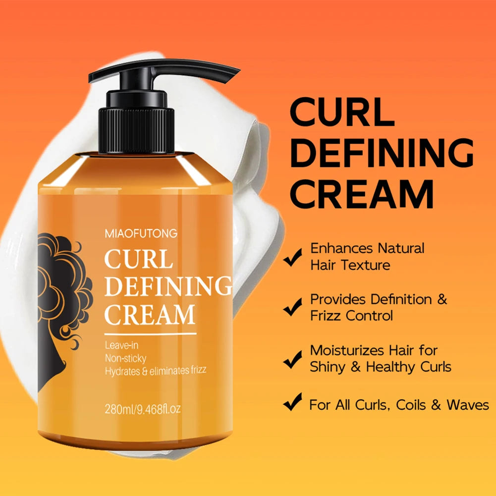Curl Defining Cream Argans Castor Rosemary Oils Enhances Volume Shine Elasticity Wavy Hair Curl Defining Cream Hair Styling
