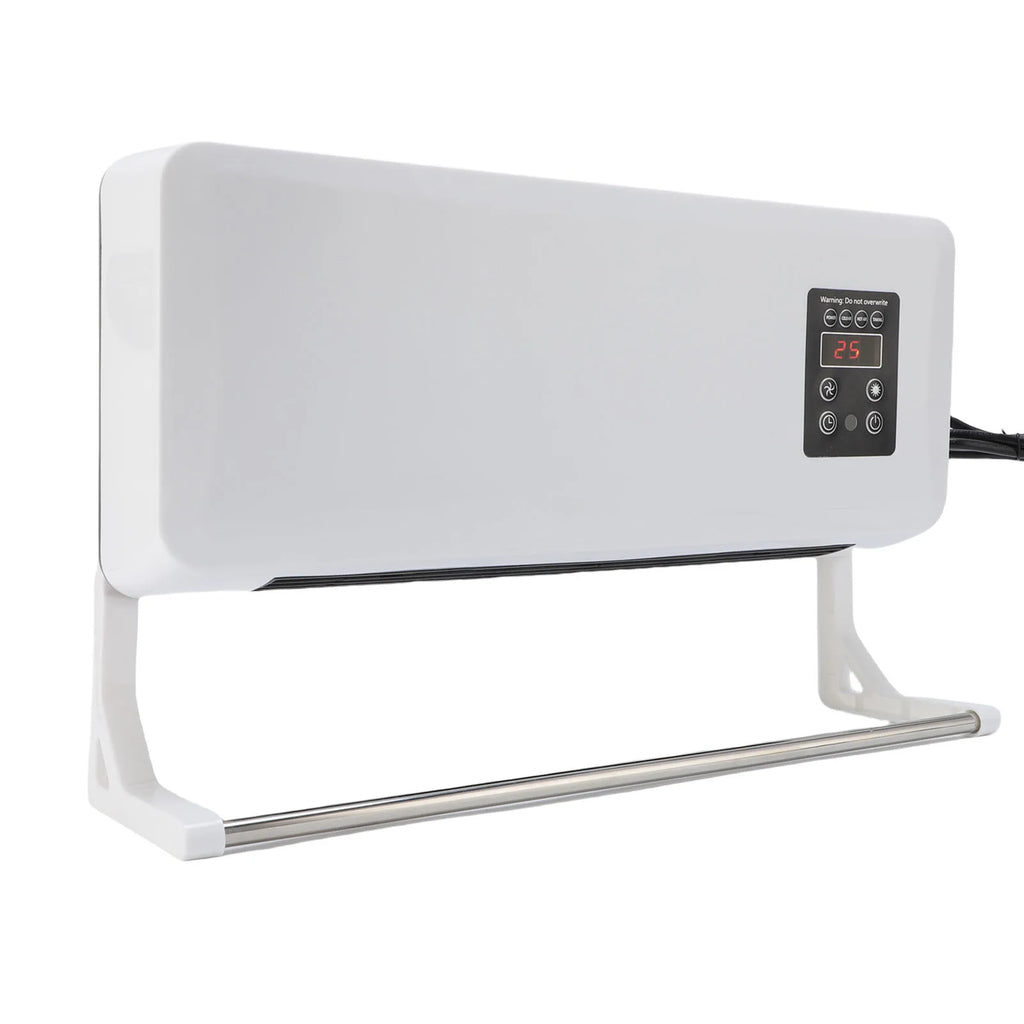 Wall Mounted Air Conditioner Electric Heater Efficient Low Noise Space Saving Multifunctional Electric Heating Fan for Bathroom
