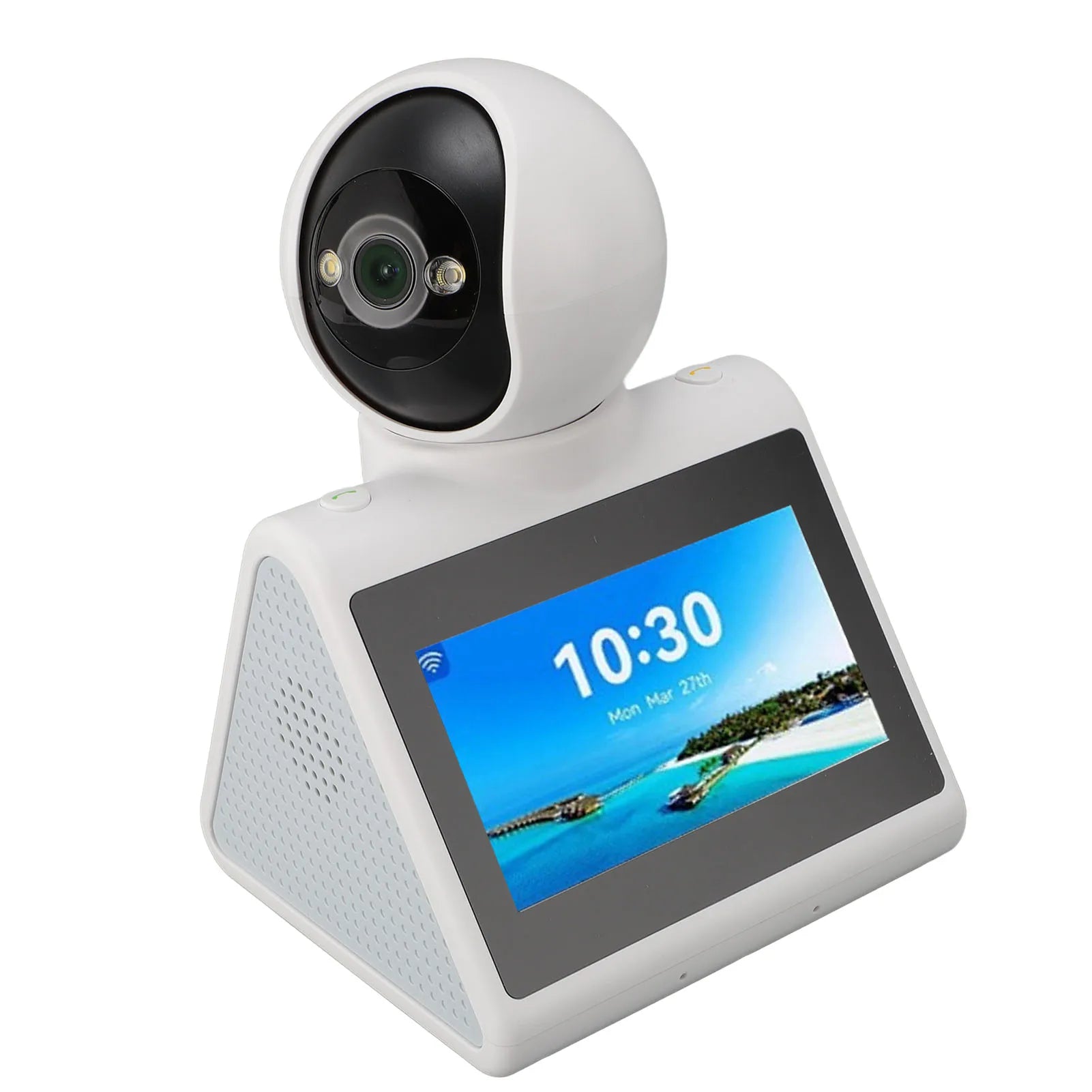 Video Calling Camera with Screen Video Calling Smart Camera with HD Screen 2 Way  Call Indoor 2K Security Camera