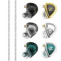 KZ EDA Bass/Balanced/Hi-Res Earbuds In Ear Earphones 3 Pairs HIFI Headset Monitor Sport Noise Cancelling IEM KZ EDX PRO EDC EDS