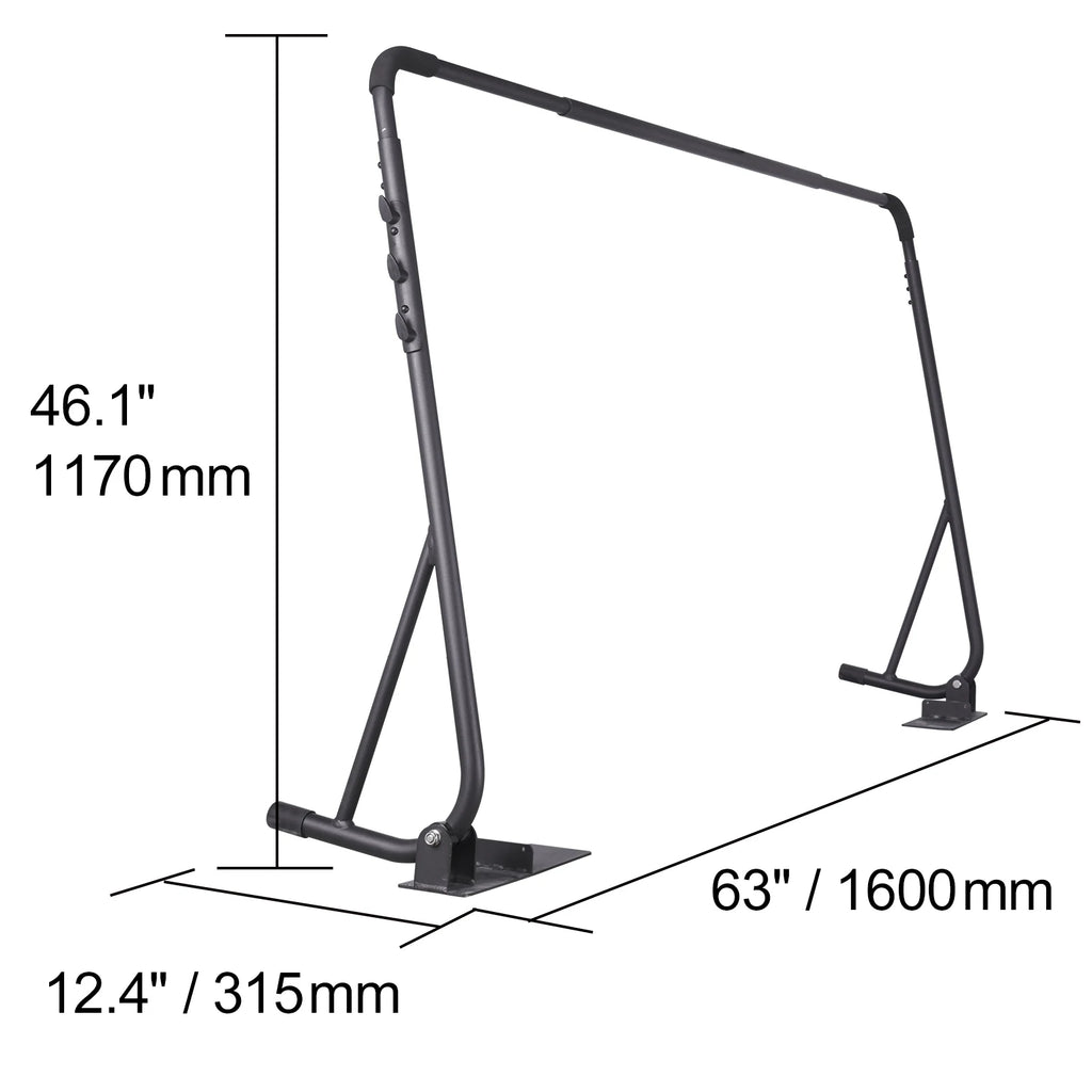 SucceBuy Hot Tub Cover Lift Spa Cover Lift Height 31.5"-41.3" Width 57"-92.5" Adjustable Installed Underneath Both Side Suitable