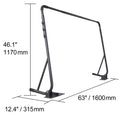 SucceBuy Hot Tub Cover Lift Spa Cover Lift Height 31.5"-41.3" Width 57"-92.5" Adjustable Installed Underneath Both Side Suitable