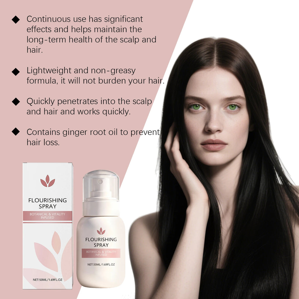 50ml Hair Growth spray Hair Regrowth Treatment Hair Fall Control Serum Plant Dense Hair Serum Spray Biotin Strengthen Hair Roots