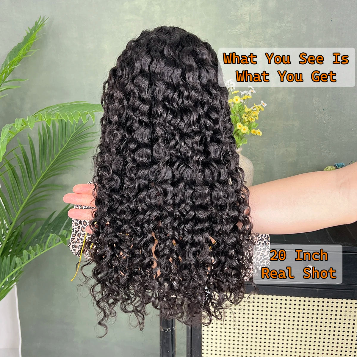 Namu Water Wave 13x6 HD Transparent Lace Frontal Wig 26 28 30 Inch Vietnamese 100% Human Hair Pre Plucked 13x4 Lace Front Wigs
