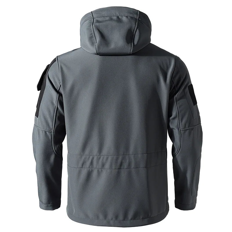 Beetle Invader Shark Skin Softshell Jacket Pants Set Camouflage Tactical Military Suit Waterproof Windproof Fleece Lined Outdoor