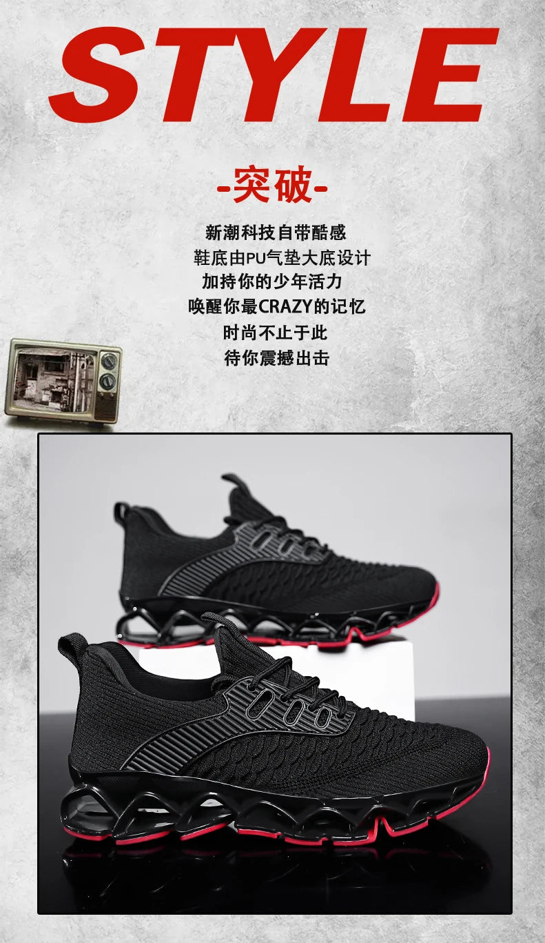 Men's Breathable Casual Sneakers Luxury Fashion Running Trainer Unisex Comfortable Wear Tenis Race Shoes