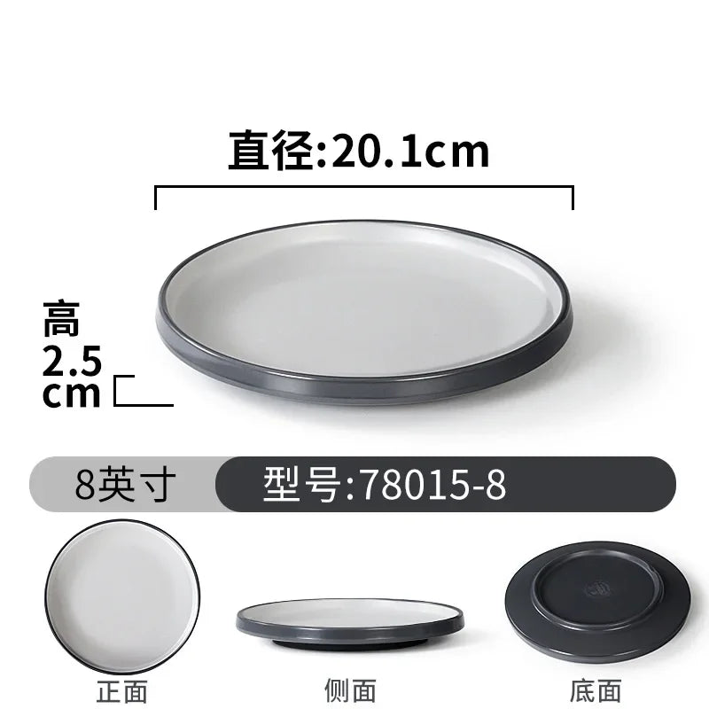 1PCS Tableware/high-end Cold Dish Plates/non Fragile Plates/bowls/sushi Plates, Japanese Style,A5 Food Grade Melamine