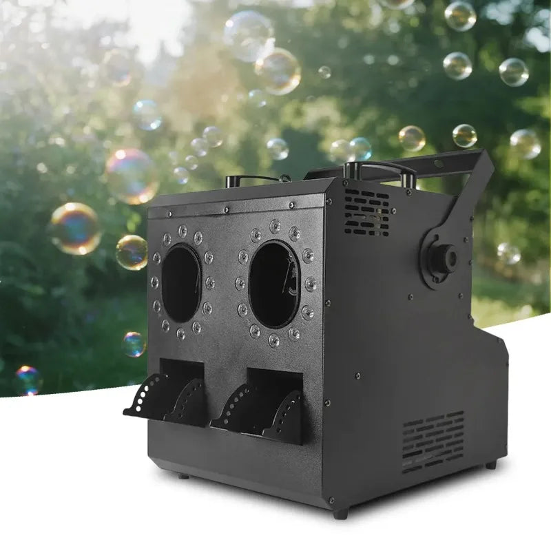 1500W Metal Smoke Bubbles Machine  Remote Control Party Fog for Wedding Church Concerts