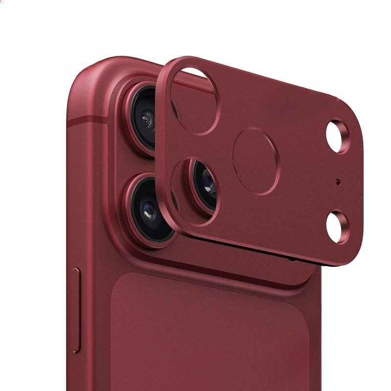 Aluminum Metal Rear Camera Lens Protectors for iPhone 18 Pro Max 18Pro 18ProMax Hollow Lens Cover Ring Film
