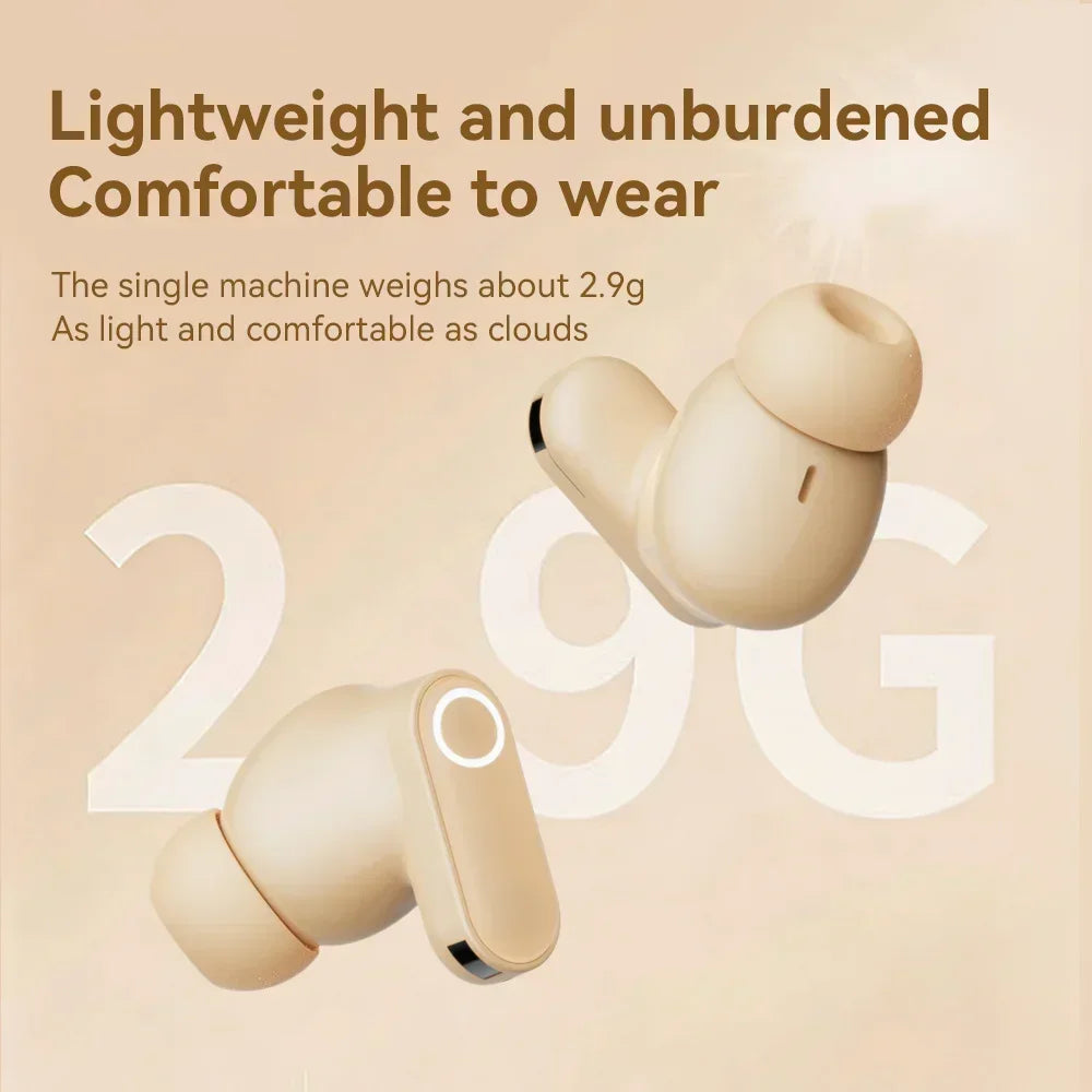 Bluetooth 5.4 Headphones True Wireless In-ear Long Noise Reduction TWS Sports High Sound Quality Digital Display Screen Earplugs