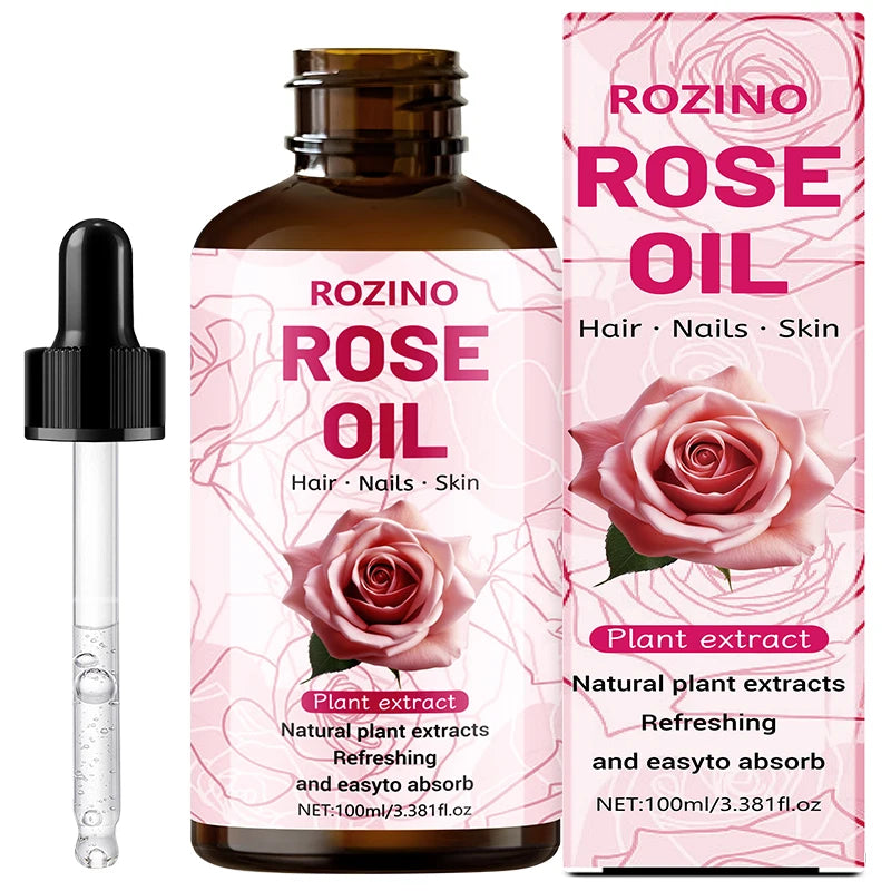 ROZINO rose essential oil has a clear and smooth texture and a light, pleasant rose fragrance. Nourishes the skin's surface layer all over the body, soothes dryness and tightness, and has excellent elasticity. Combined with g