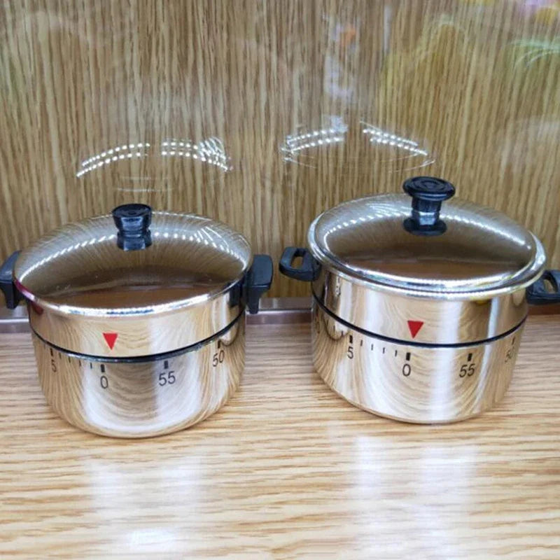 Household 60 Minutes Mechanical Timer Novelty Countdown Cooking Clock Alarm Time Reminder Kitchen Gadgets Countdown Kitchen Bell