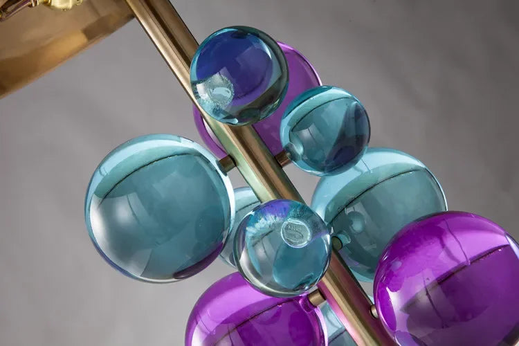 Morden italian designer Table Lamp Creative mushroom lamp Colorful Glass Ball Lamp for Living Room Bedroom Reading Lamp