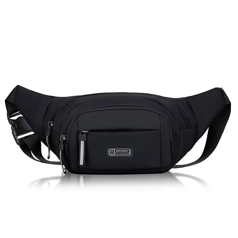 Crossbody Bag Outdoor Sports Multi Functional Waterproof Waist Bag Canvas Fit Mobile Waist Bag With Large Capacity For Men Women