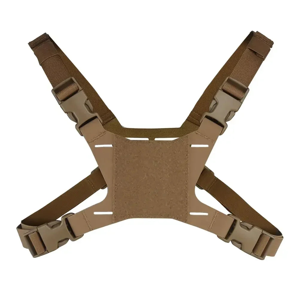 Tactical Admin Phone Platform Molle Cell Phone Holder Carrier Phone Mount with H Harness Strap Shoulder Harness for Screen Size