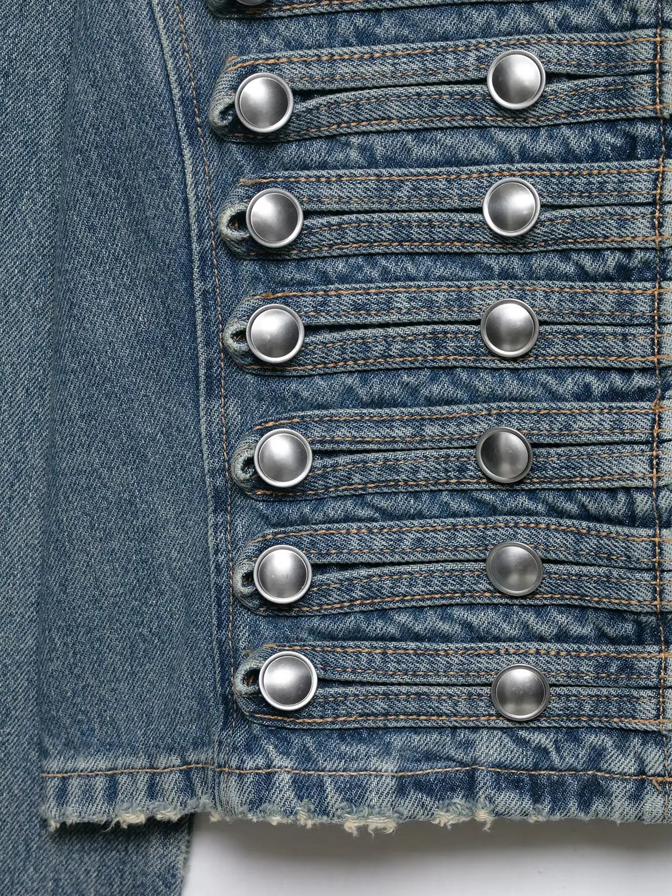 HH Women Shorts Suit Versatile Splicing Button Decoration Casual Denim Jacket+2026 Fashion High Street Low Waist Mini Shorts