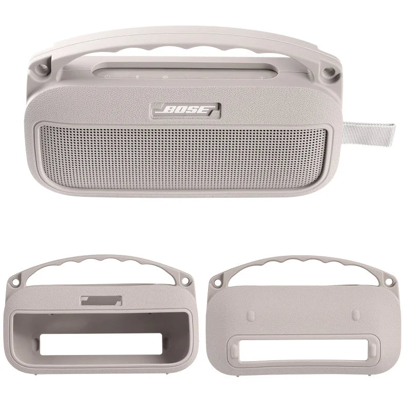 ZOPRORE Silicone Cover Case for Bose SoundLink Flex (2nd Gen) Speaker, Travel Protective Cover with Shoulder Strap and Carabiner