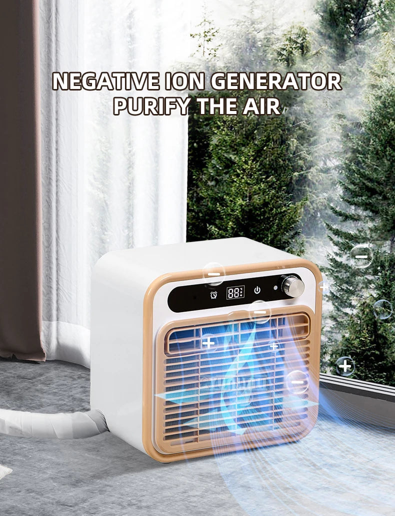 5000BTU Climatizador Portable Split Type Air Conditioner with 1.5m Connecting Pipe Remote Control