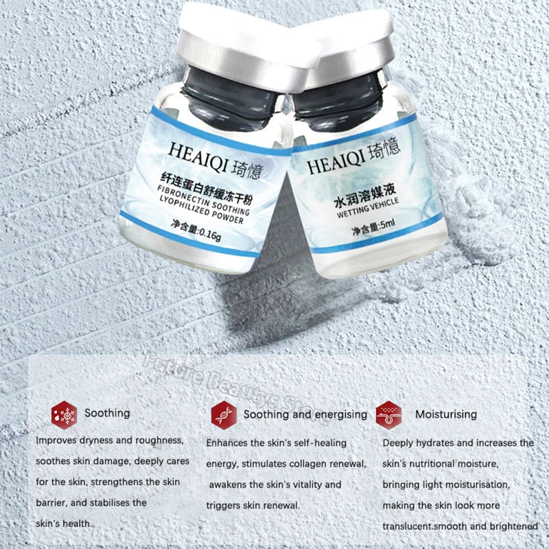Korea Face Hyaluronic Acid Fibronectin Freeze Dried Powder Repair Sensitive Skin Firming Moisturising Skin Rejuvenat Skin Care