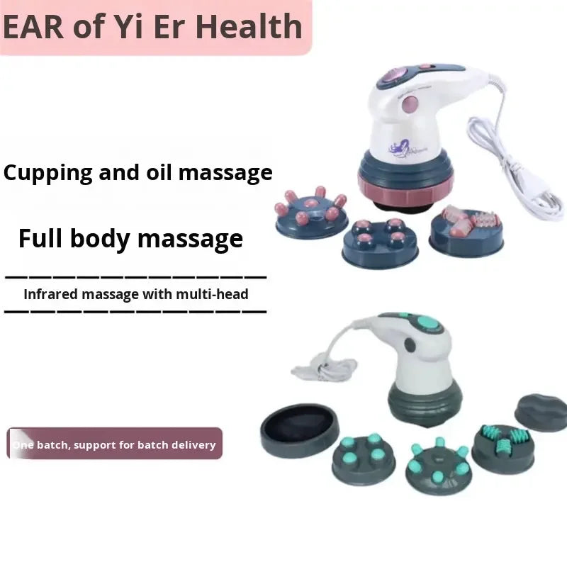 Body Electric Massager Anti Cellulite Portable Fat Slimming Health Care Massage Instrument Vibration Cervical Spine Neck Waist