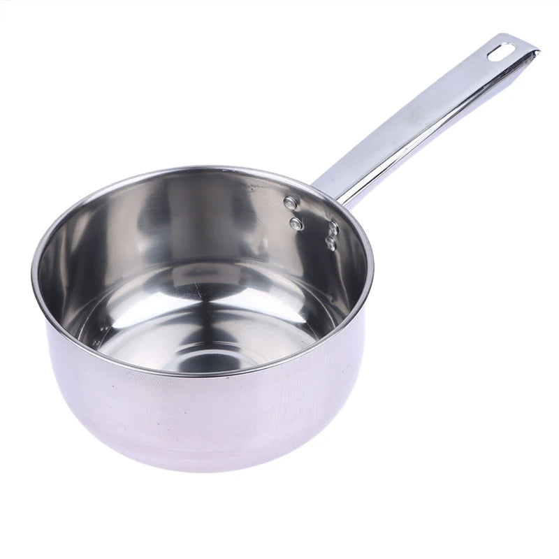 Stainless Steel Water Ladle Pan Pot Thickening Non-stick Suop Pan With Handle Or Plastic Ladle Household Kitchen Gadgets〔CC11〕